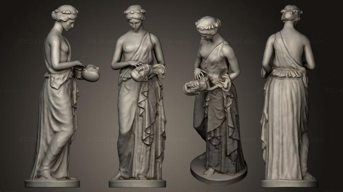 Статуи античные и исторические (Пандораамп Оскар, STKA_1239) 3D модель для ЧПУ станка
